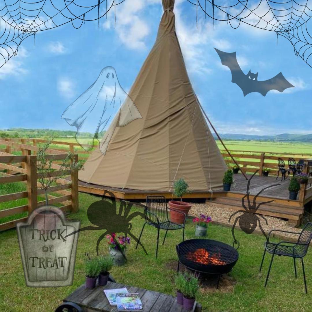 Burtree House & Retreats Tipi With Secluded Hot Tub Hotell Thirkleby Eksteriør bilde